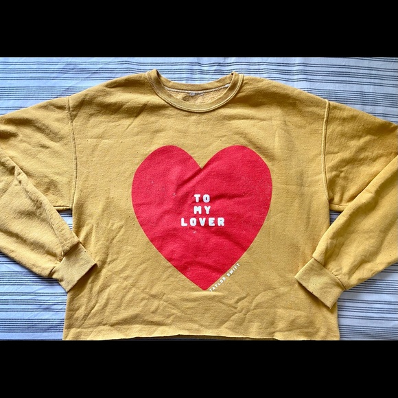 COPY [SOLD]Taylor Swift-To My Lover Yellow CropTop - Picture 2 of 5